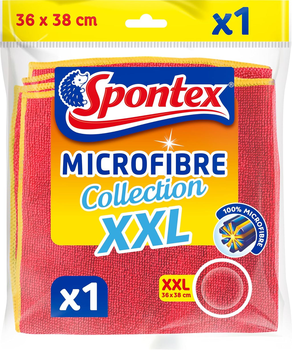 Spontex Mikrofasertuecher 16er Set 30x30 cm Reinigungstuecher Haushalt