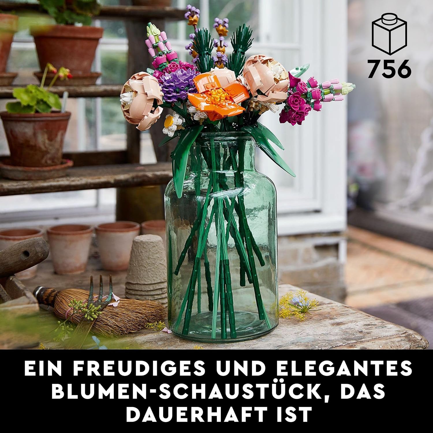 LEGO Botanicals Tulpenstrauss Set Kunstblumen Deko Blumengesteck