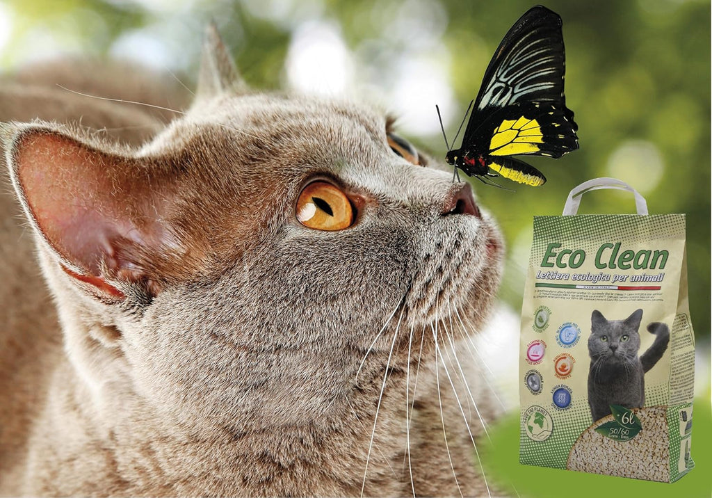 Katzenstreu Croci Eco Clean % pflanzlich klumpend spuelbar