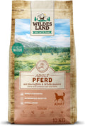 WILDES LAND Wild Trockenfutter 12 kg fuer ausgewachsene Hunde mit hohem Fleischanteil