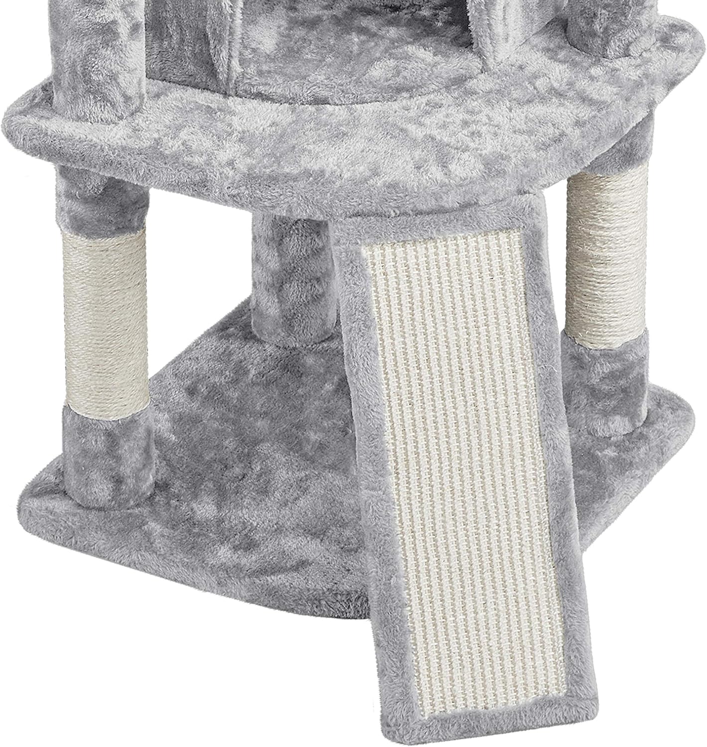 Katzen Kratzbaum 107 cm mit Höhle Sisal Plüsch stabil Katzenmöbel