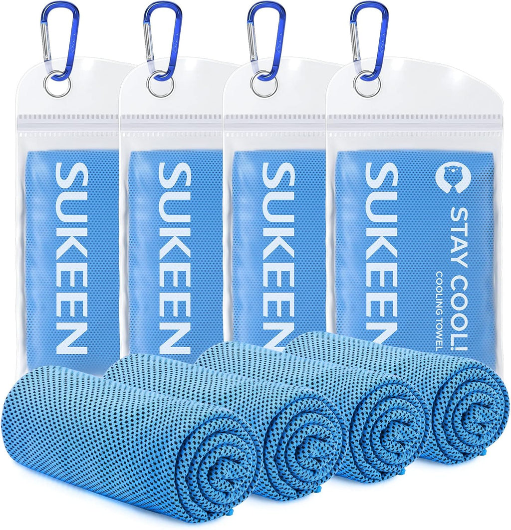 Sukeen Kuehlendes Handtuch Set fuer Sport Wandern Laufen Tennis Reisen
