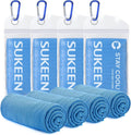 Sukeen Kuehlendes Handtuch Set fuer Sport Wandern Laufen Tennis Reisen