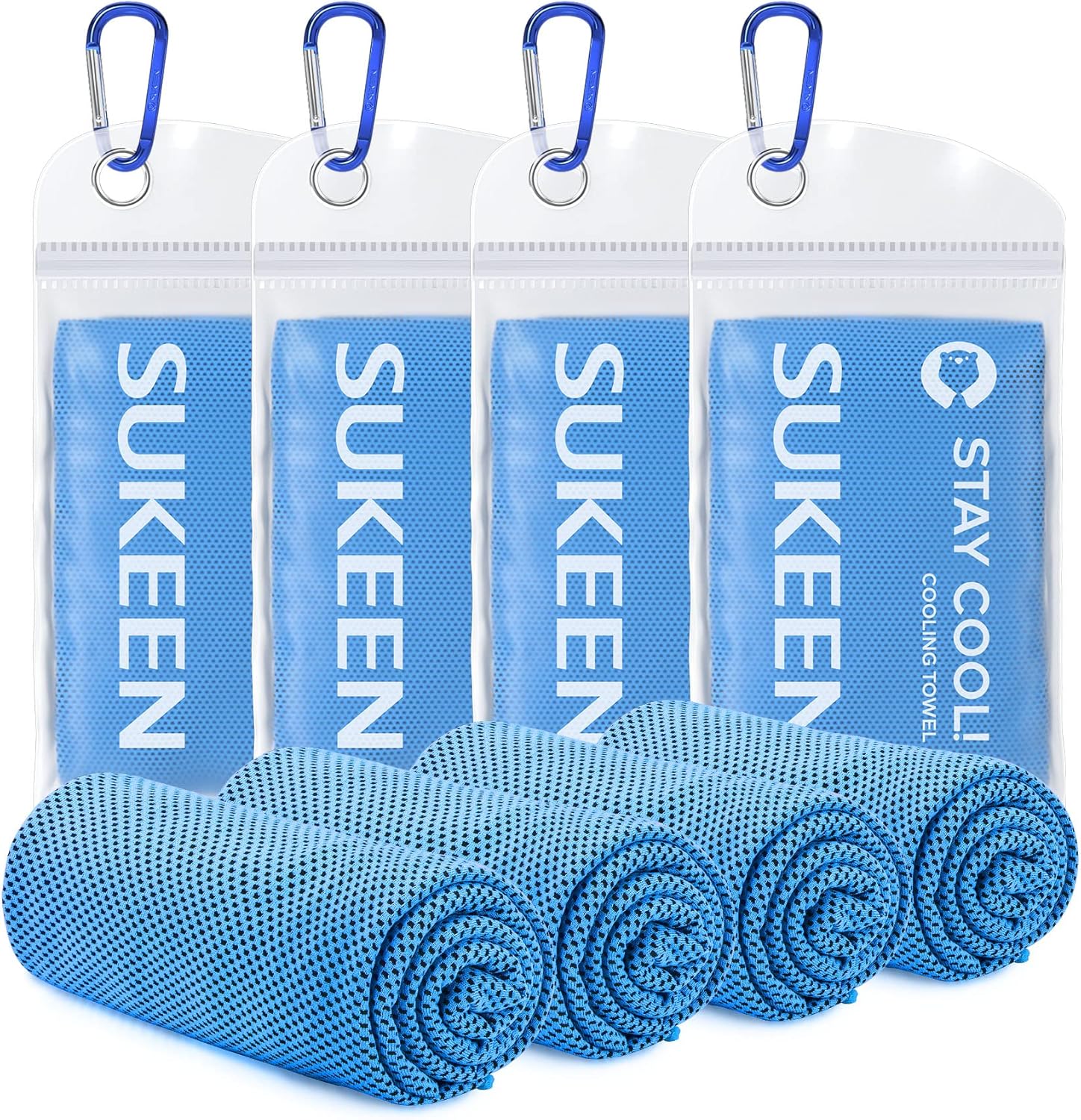 Sukeen Kuehlendes Handtuch Set fuer Sport Wandern Laufen Tennis Reisen