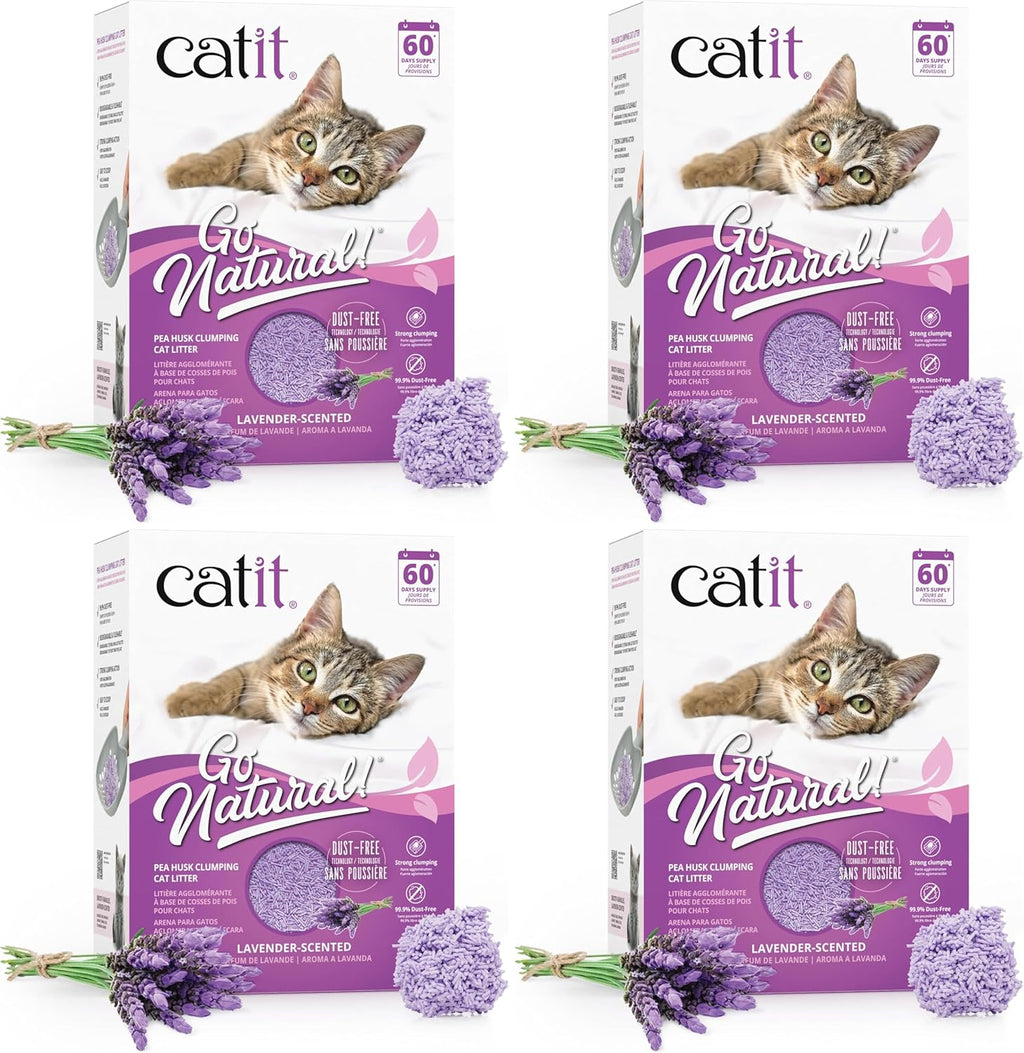 Catit Go Natural Katzenstreu 2,8kg klumpend Lavendel verschiedene Sorten