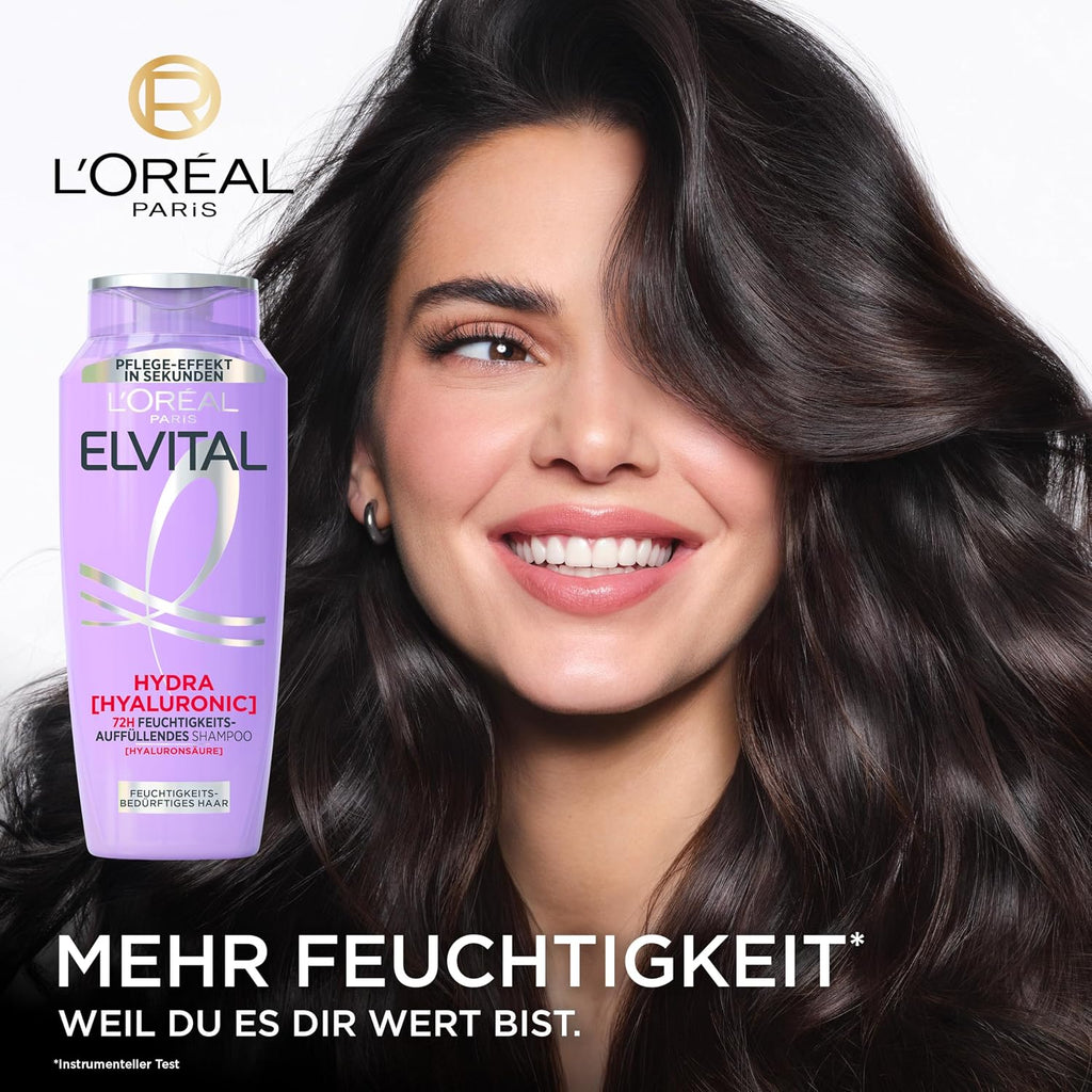 L’Oréal Paris Elvital Hydra Hyaluronic Shampoo Pflege Feuchtigkeit