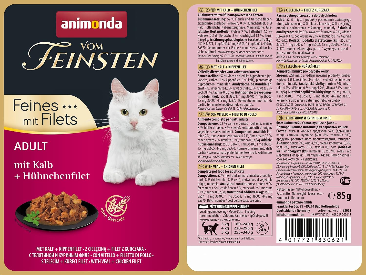 Katzennassfutter Selection Filets 8er bis 18er Pack verschiedene Sorten