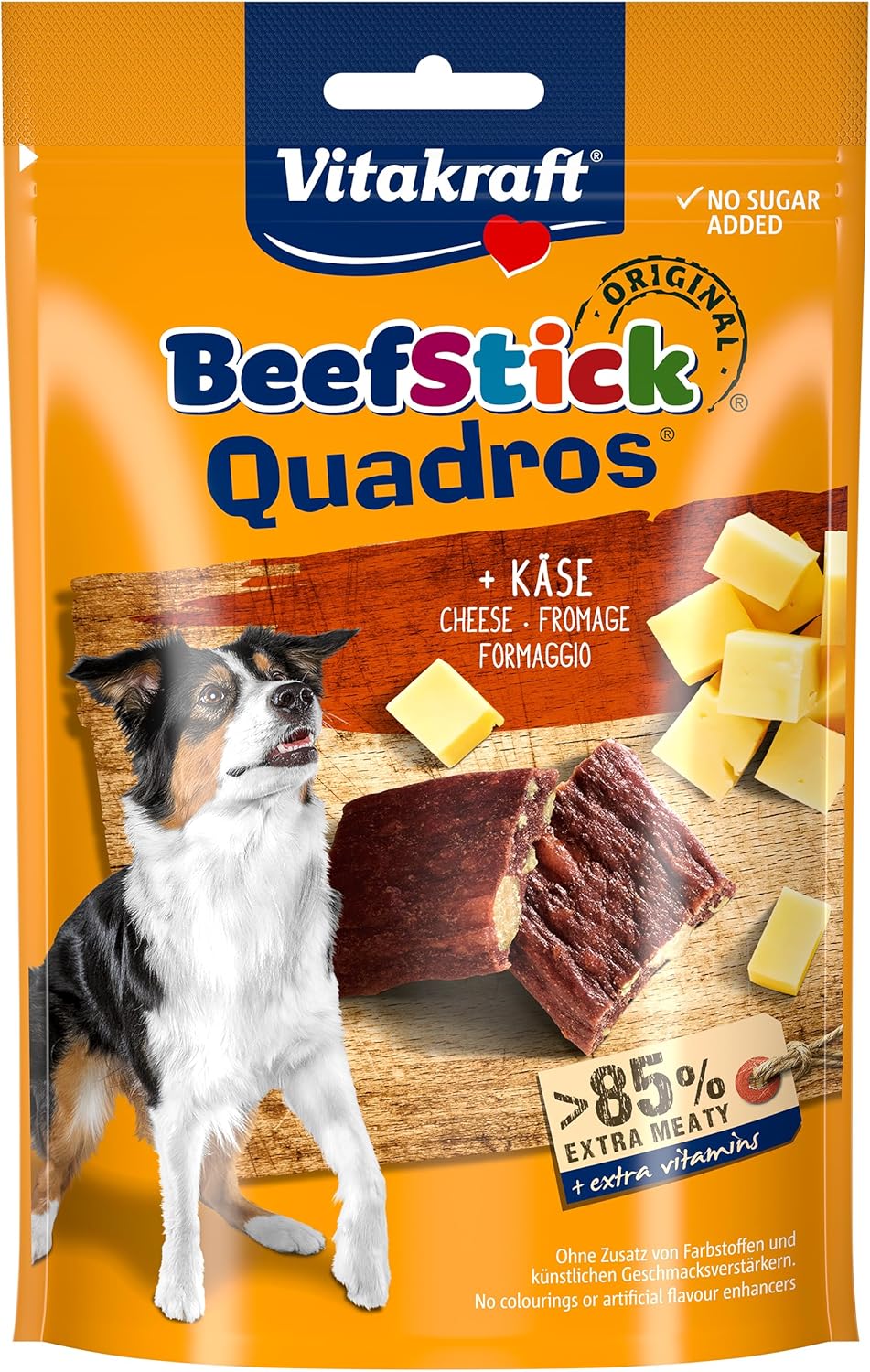 Hundebesitzer Trainingsleckerli Beef Stick Hauptprotein Rind/Käse