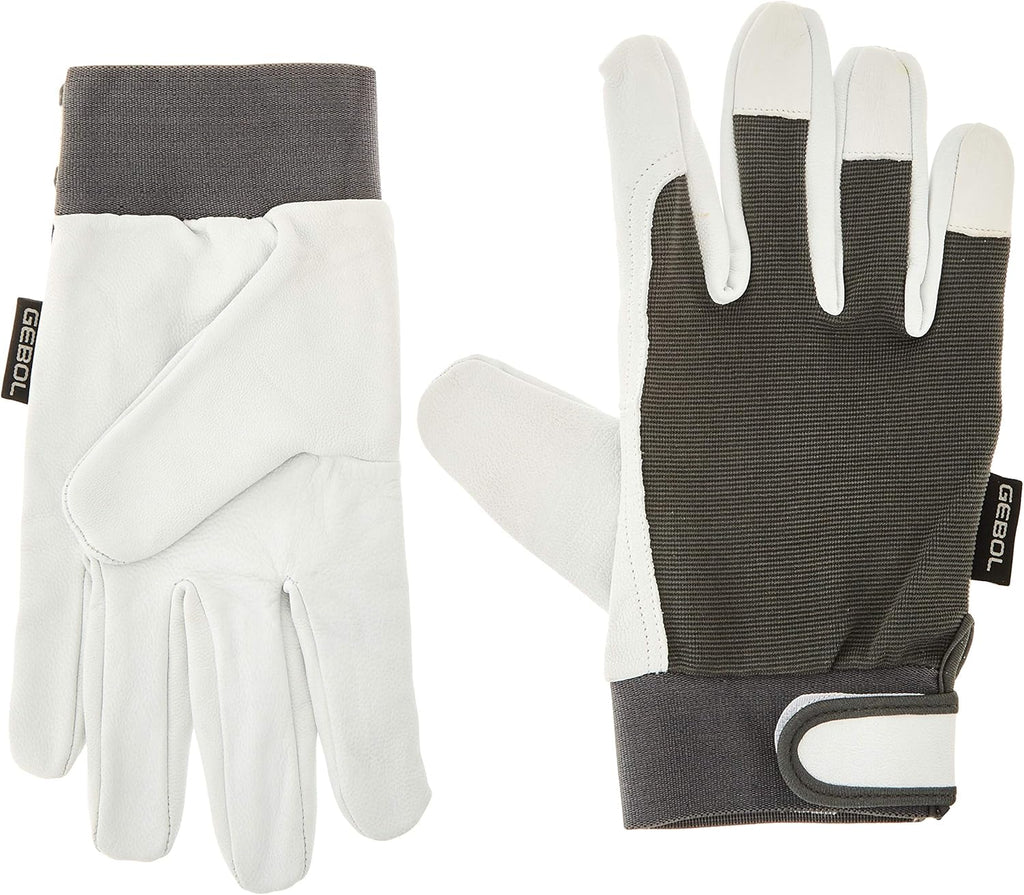 GEBOL Uni-Fit Comfort Arbeitshandschuh Gr. 9 (L) Grau Paar