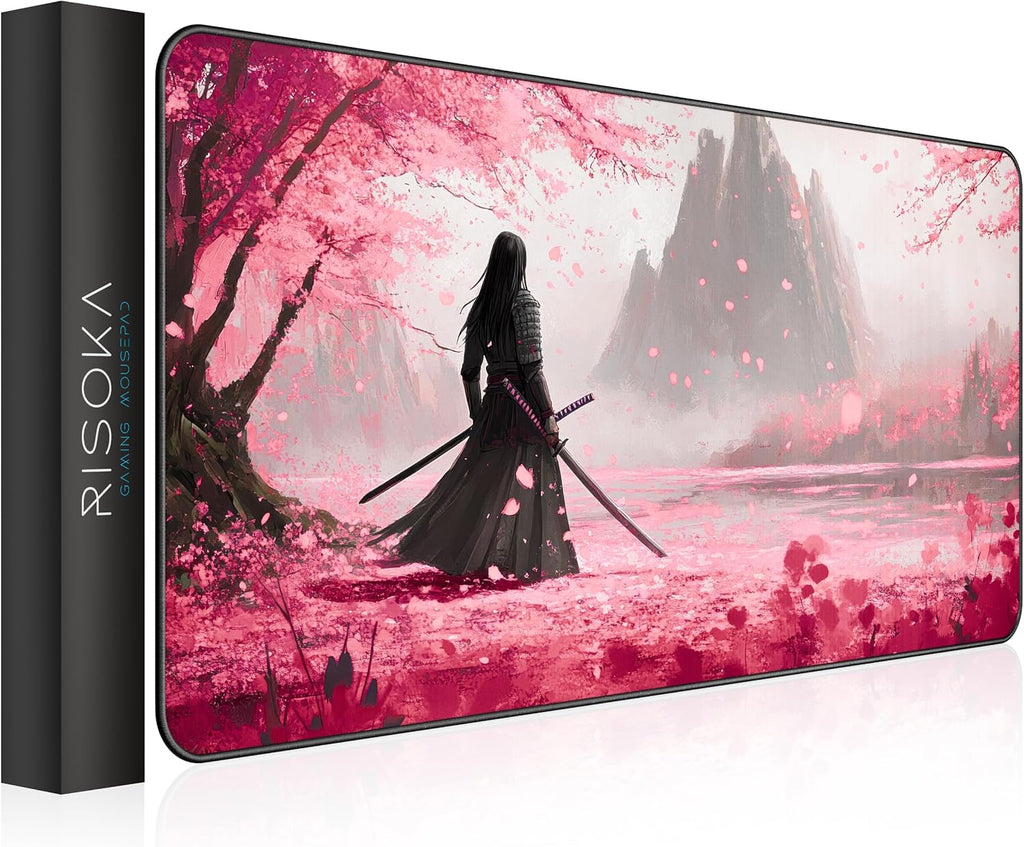 Gaming Mauspad XXL 900x400 mm Anime wasserabweisend vernaehte Kanten