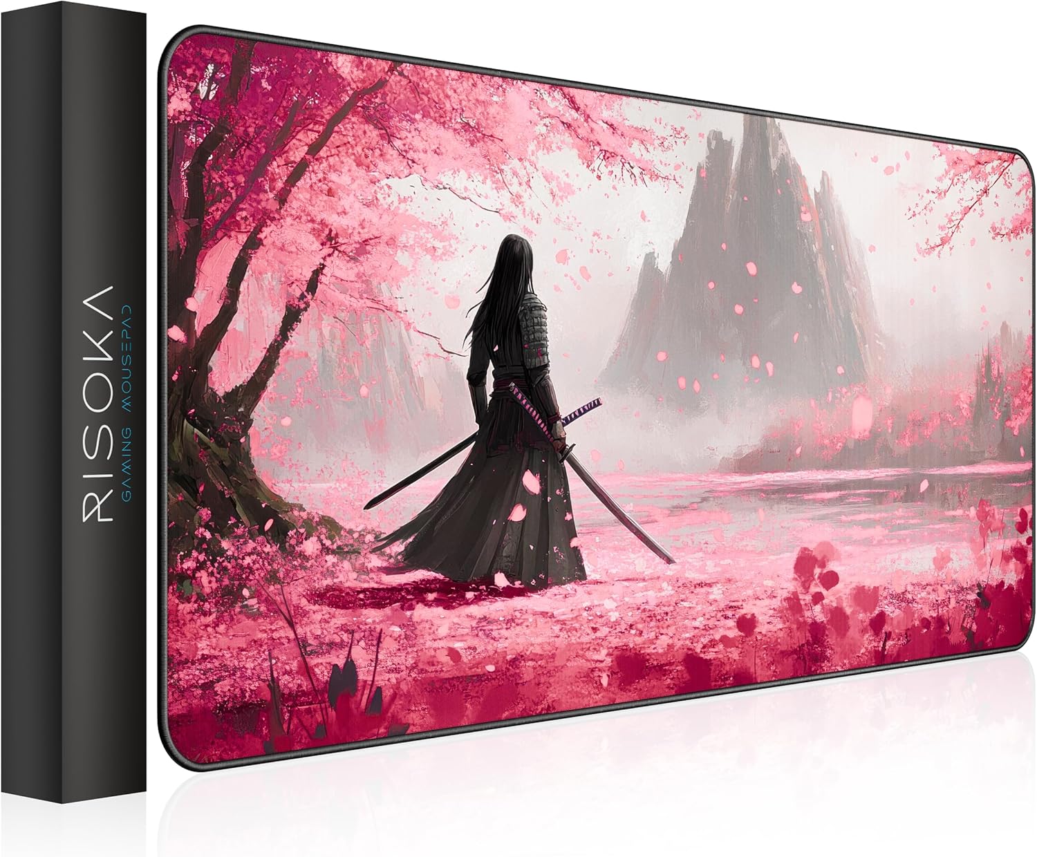 Gaming Mauspad XXL 900x400 mm Anime wasserabweisend vernaehte Kanten
