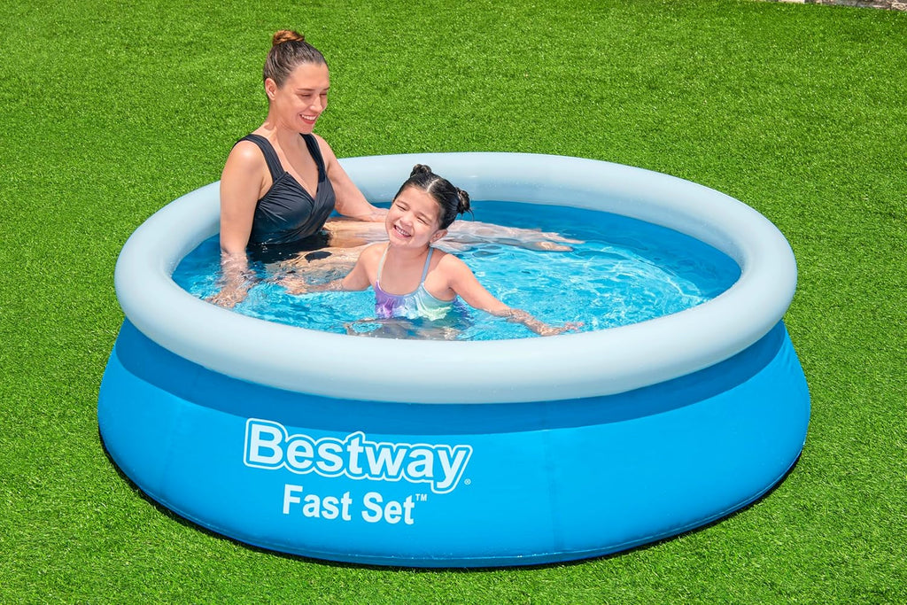 Bestway Fast Set Aufstellpool Ø183x51 cm 940 l TriTech blau inkl. Reparaturflick