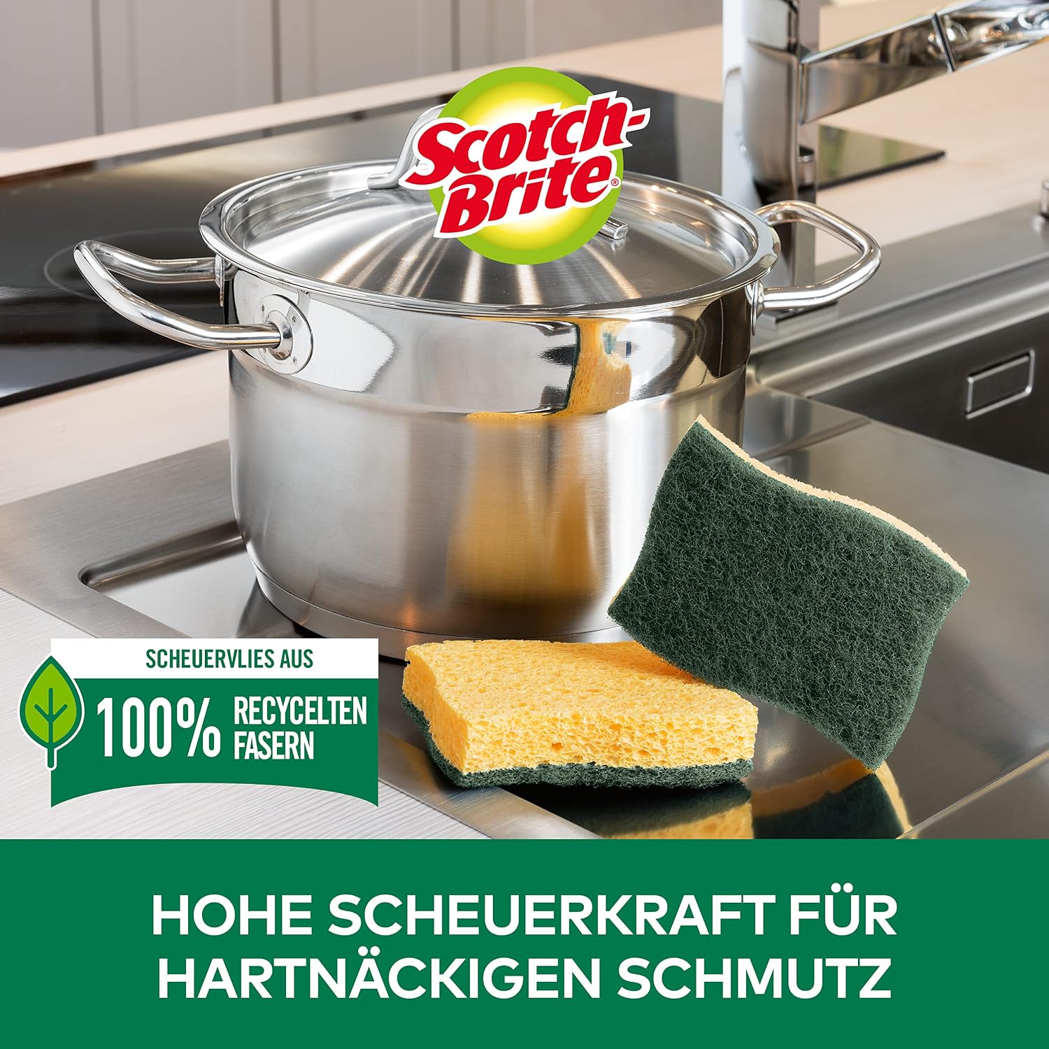 Scotch-Brite Delicate Reinigungsschwamm kratzfrei 10 Stueck