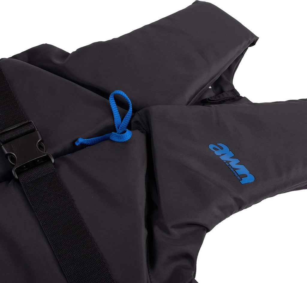 AWN Black Edition Regattaweste Schwimmhilfe Feststoffweste 50 N 50-70 kg
