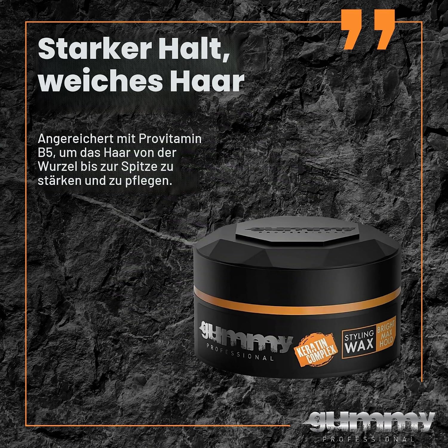 Gummy Professional Casual Look Haar Styling Wax Matt