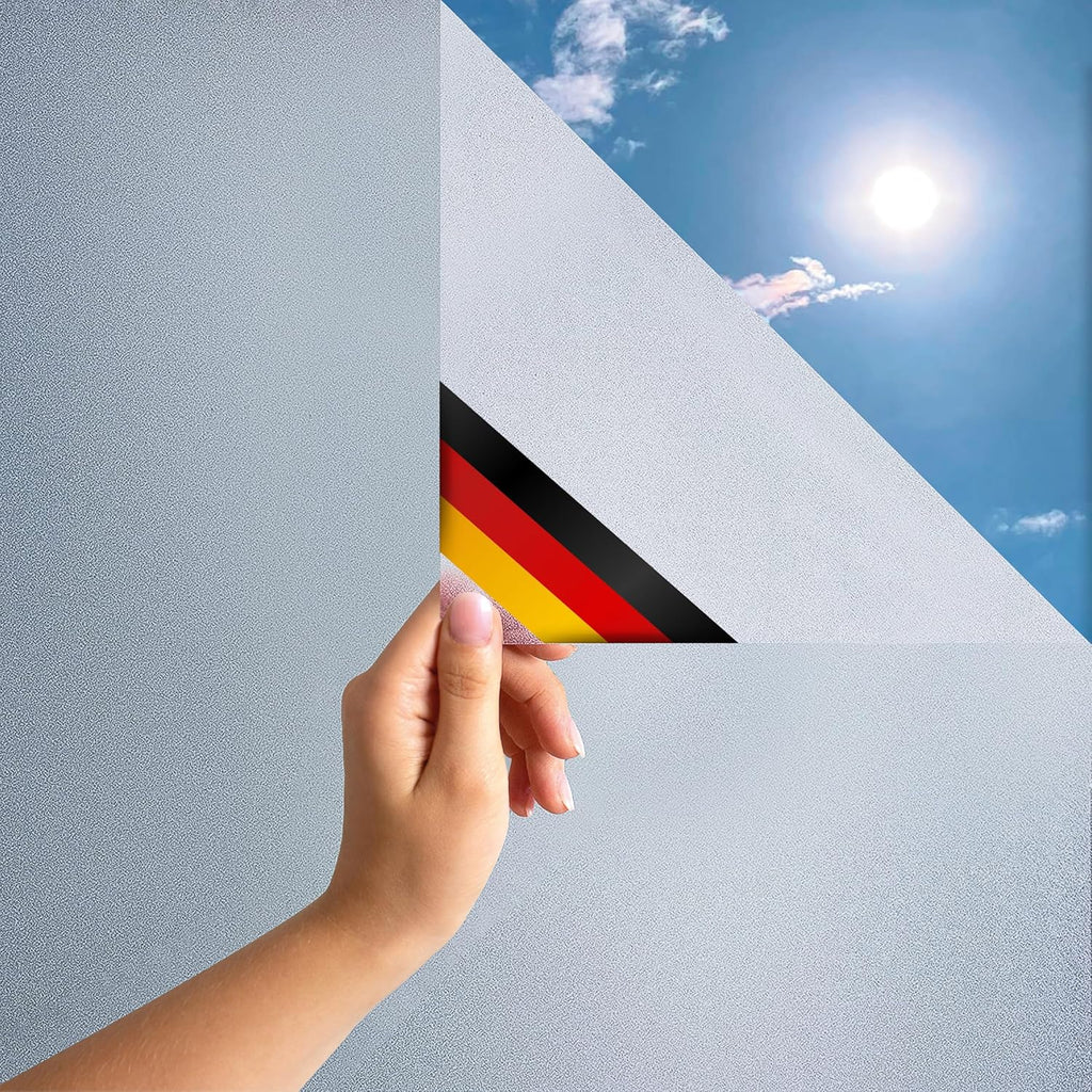 MARAPON Fensterfolie selbstklebend 0,30 x 2,00 m Milchglas Sichtschutzfolie Anti