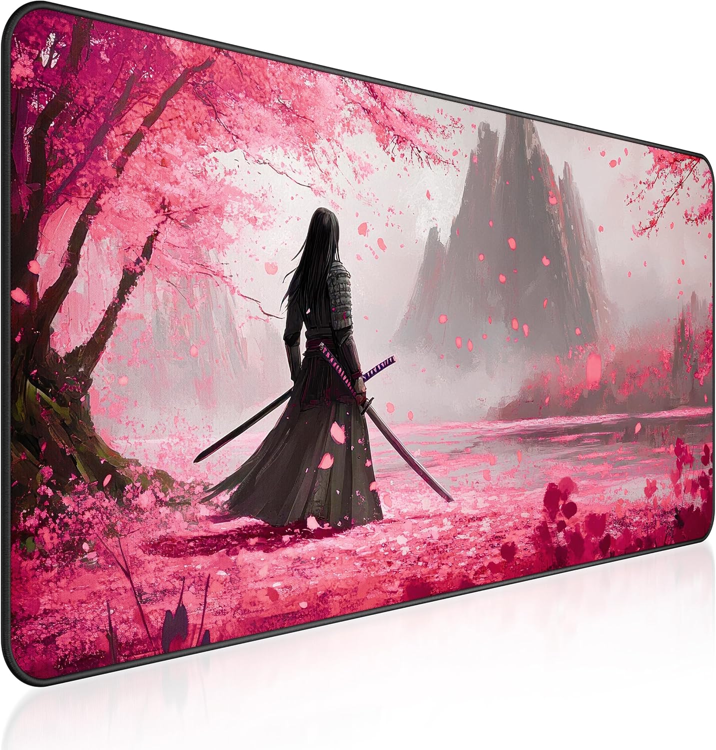 Gaming Mauspad XXL 900x400 mm Anime wasserabweisend vernaehte Kanten