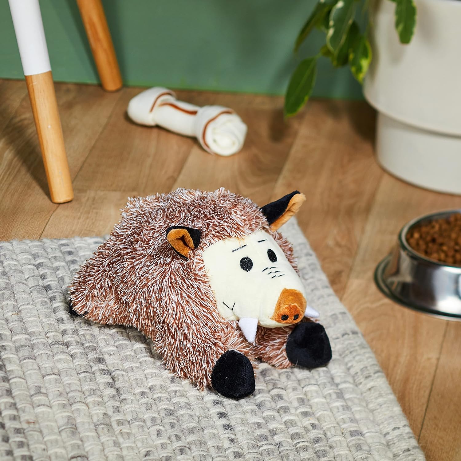 Kerbl Wildschwein Plüsch Hundespielzeug 25x15x10 cm mit Squeaker