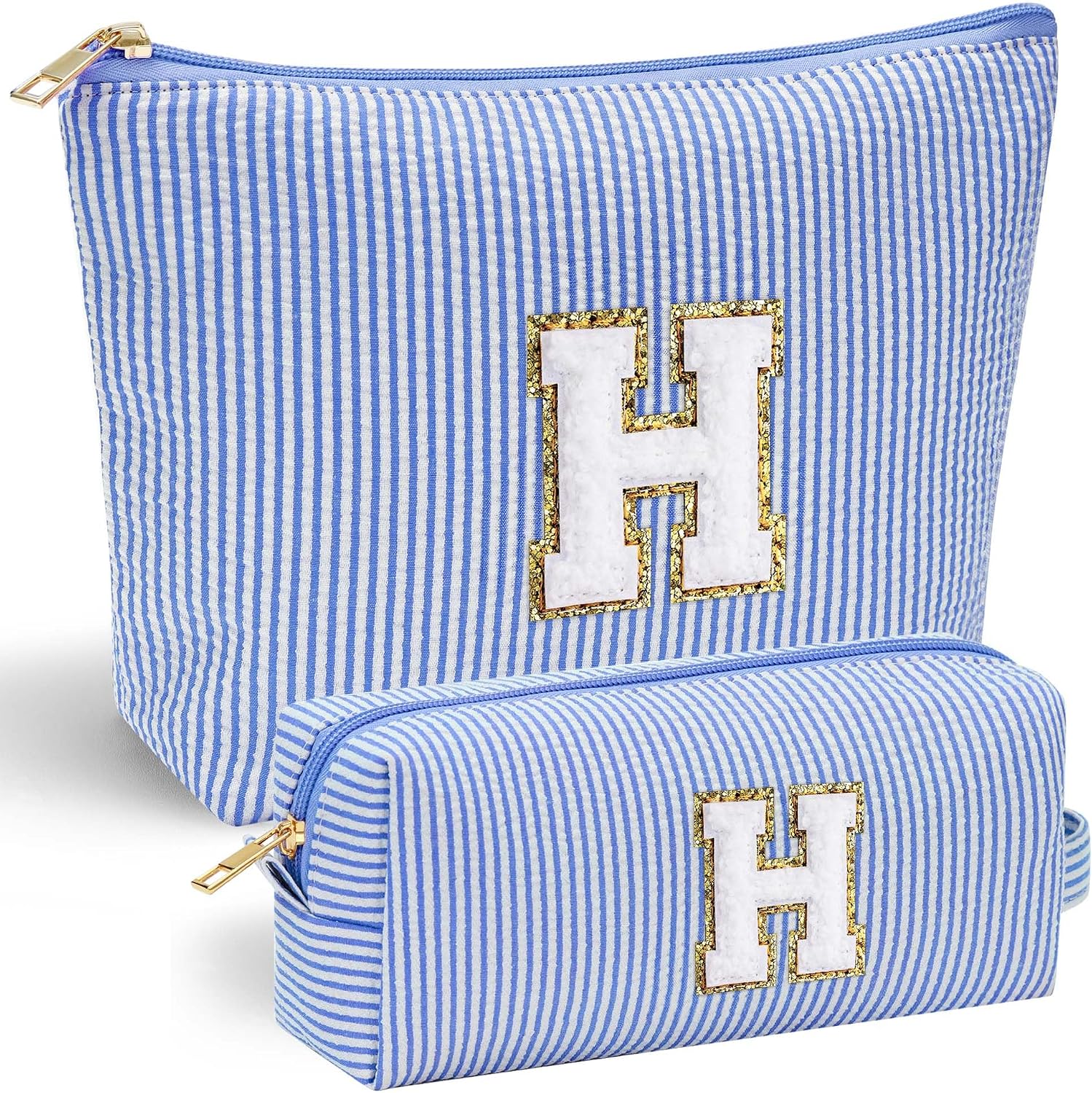 Parima Kosmetiktasche Damen personalisiert mit Buchstabe L Reise Make-up
