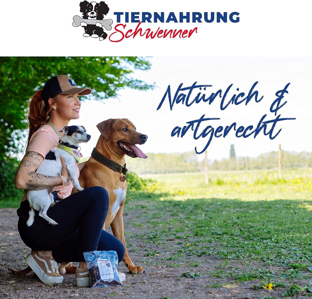 Rinderkopfhautplatten getrocknet Zahnpflege Kauartikel fuer Hunde