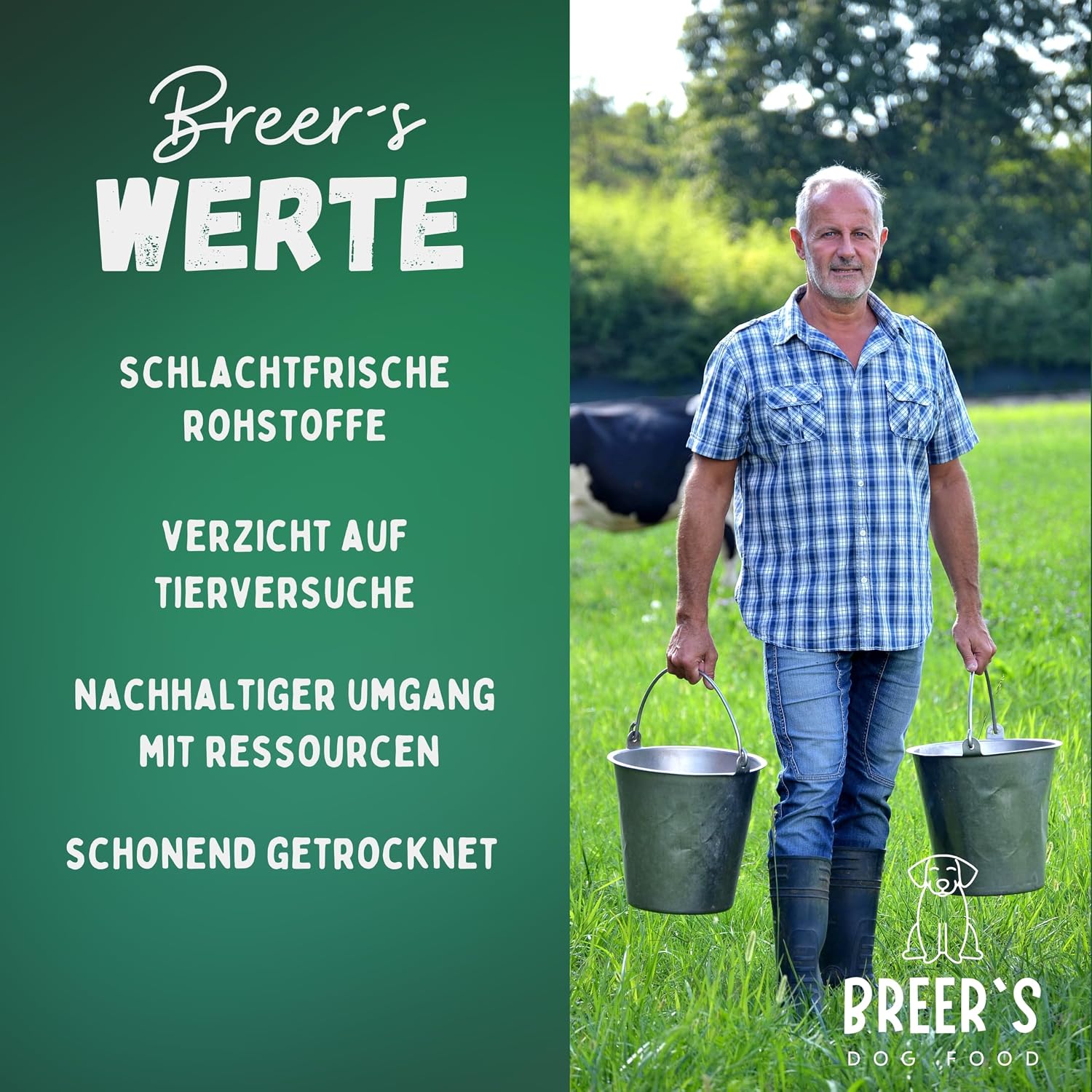 BREERs Rinderkopfhaut Kauartikel 20 cm Hunde verschiedene Sorten