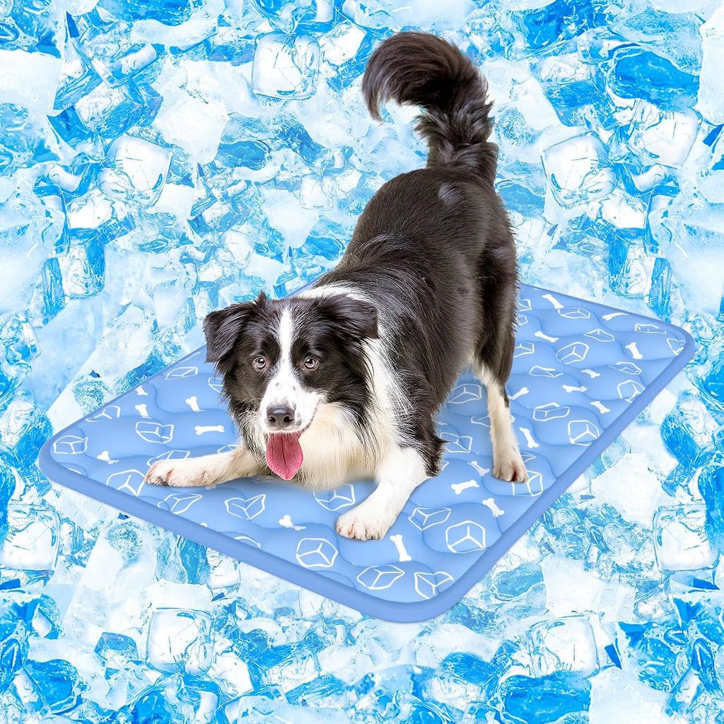 Rywell Kuehlmatte Hunde Katze 60x45 cm, Plus Version, selbstkuehlend, rutschfest