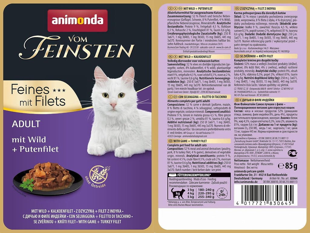Katzennassfutter Selection Filets 8er bis 18er Pack verschiedene Sorten