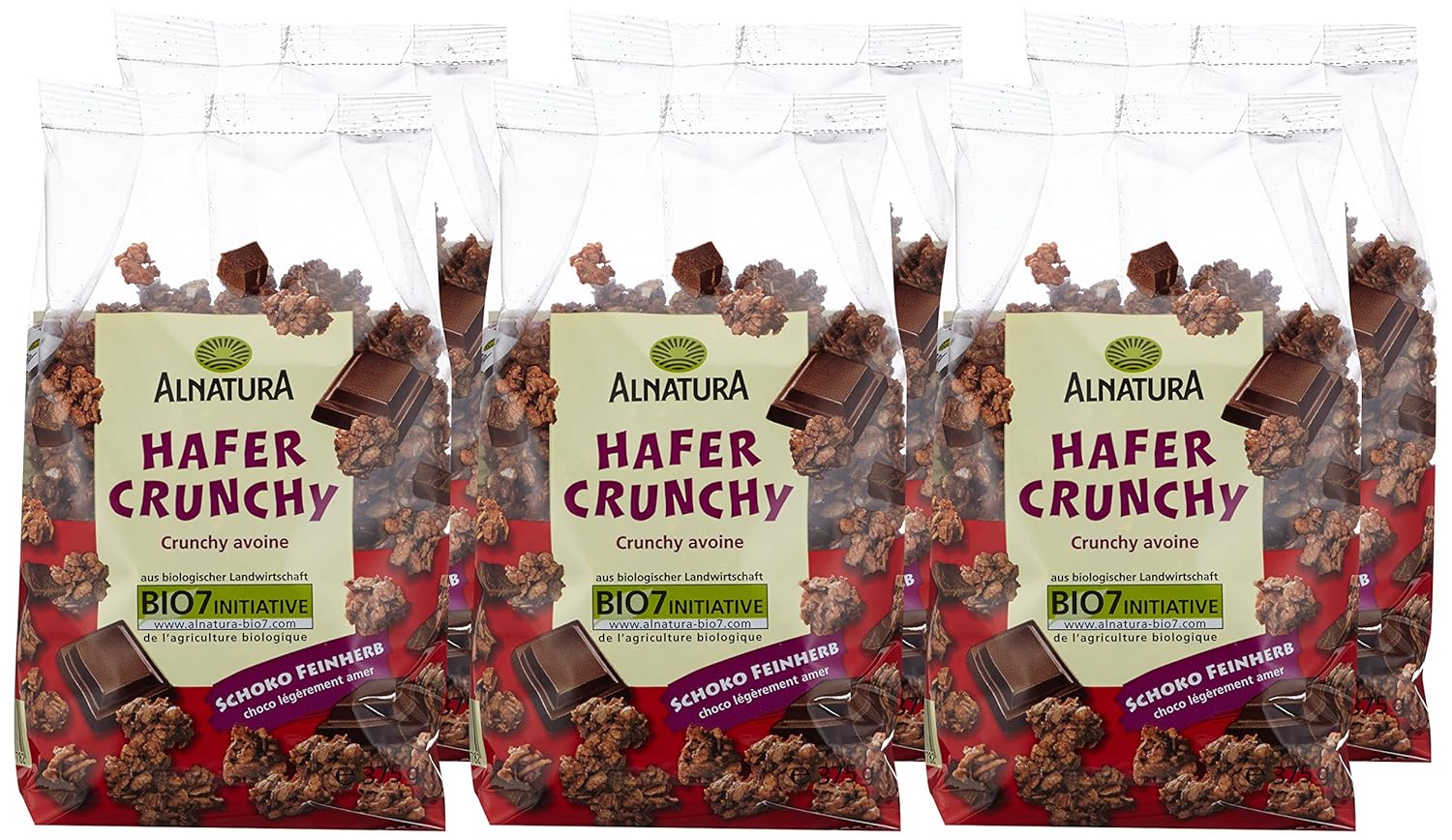 Bio Hafer Crunchy Schoko Knuspermuesli verschiedene Sorten
