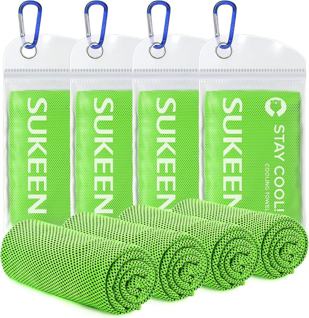 Sukeen Kuehlendes Handtuch Set fuer Sport Wandern Laufen Tennis Reisen