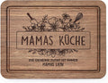 Schneidebrett Walnuss mit Saftrille Muttertagsgeschenk fuer Mama