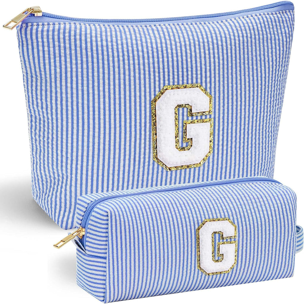 Parima Kosmetiktasche Damen personalisiert mit Buchstabe L Reise Make-up