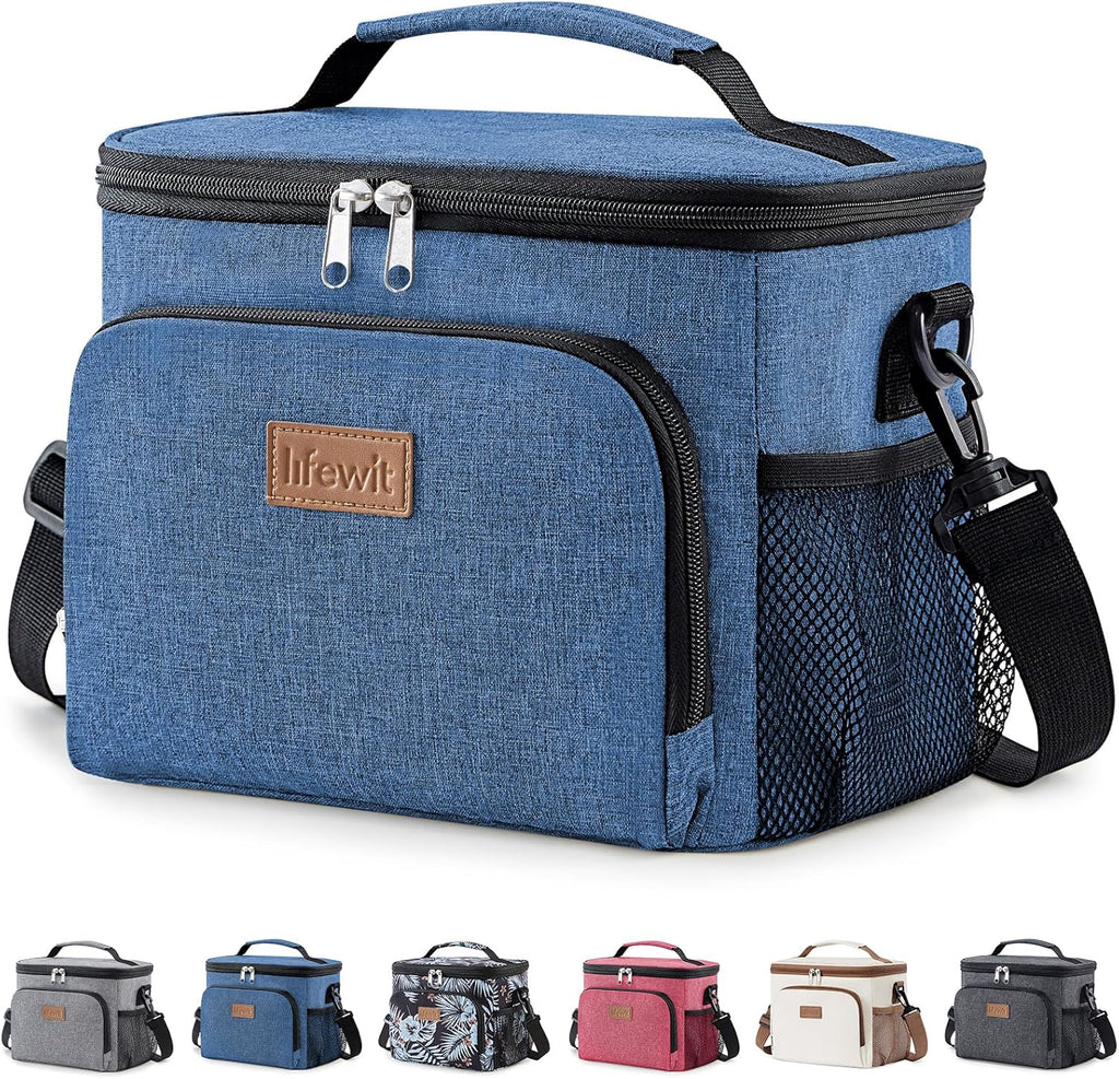 Lifewit Kuehltasche fuer 12 Dosen, isoliert, auslaufsicher, Schulterriemen M-L