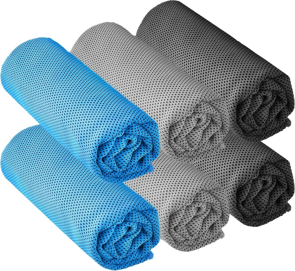 YQXCC Kuehlendes Mikrofaser Handtuch 3er Set 120×30 cm Sport Yoga Outdoor
