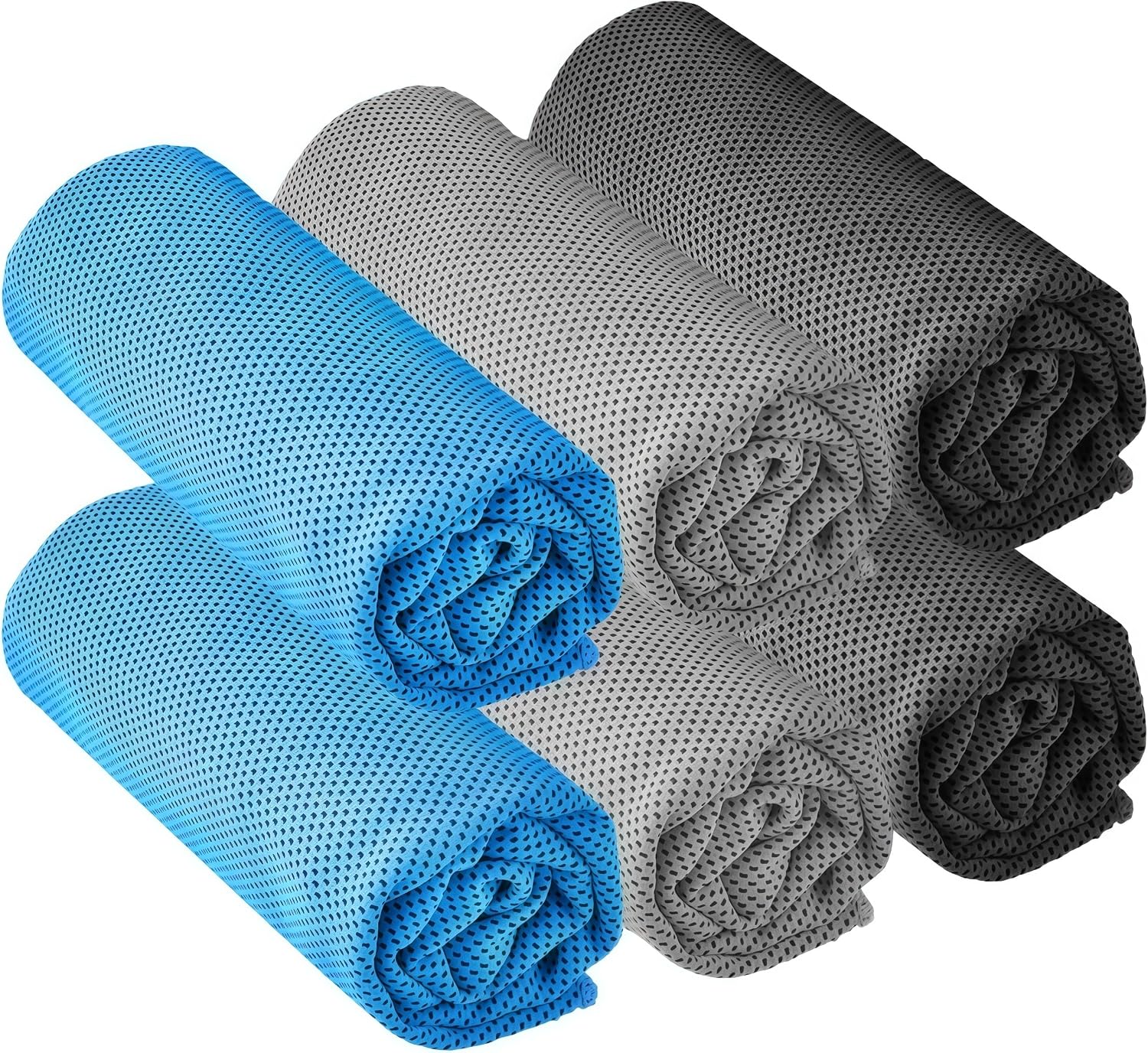YQXCC Kuehlendes Mikrofaser Handtuch 3er Set 120×30 cm Sport Yoga Outdoor