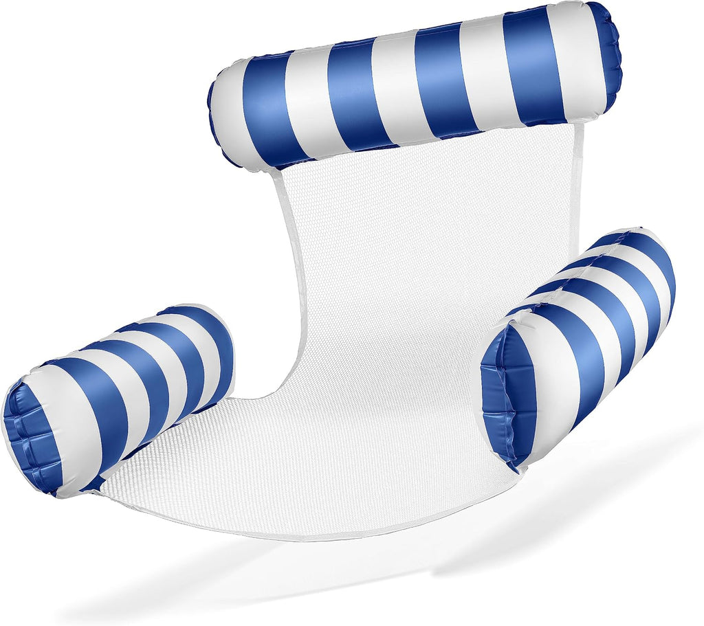 Balinco aufblasbarer Poolsessel mit Rueckenlehne und Armlehnen, Wasserstuhl