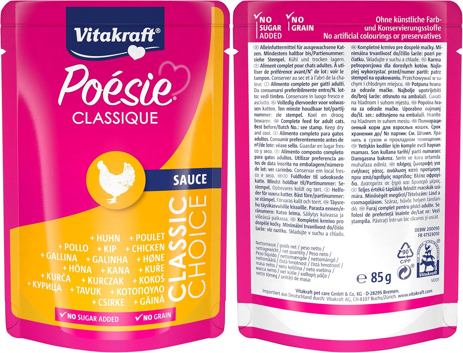 Poésie Classique Katzennassfutter Dose verschiedene Sorten