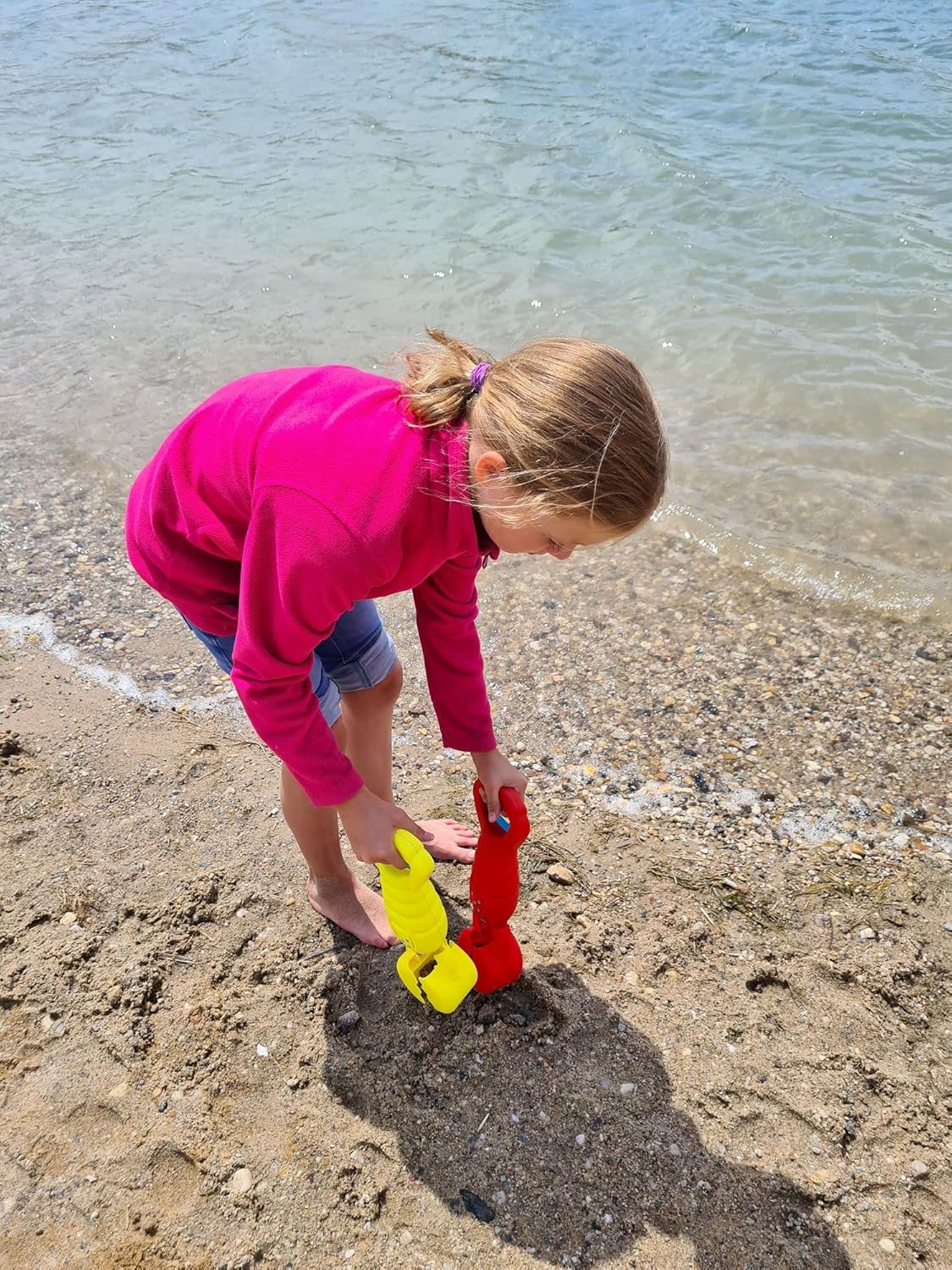 Hummer Sandgreifer 34 cm Sandspielzeug fuer Kinder Strandspielzeug