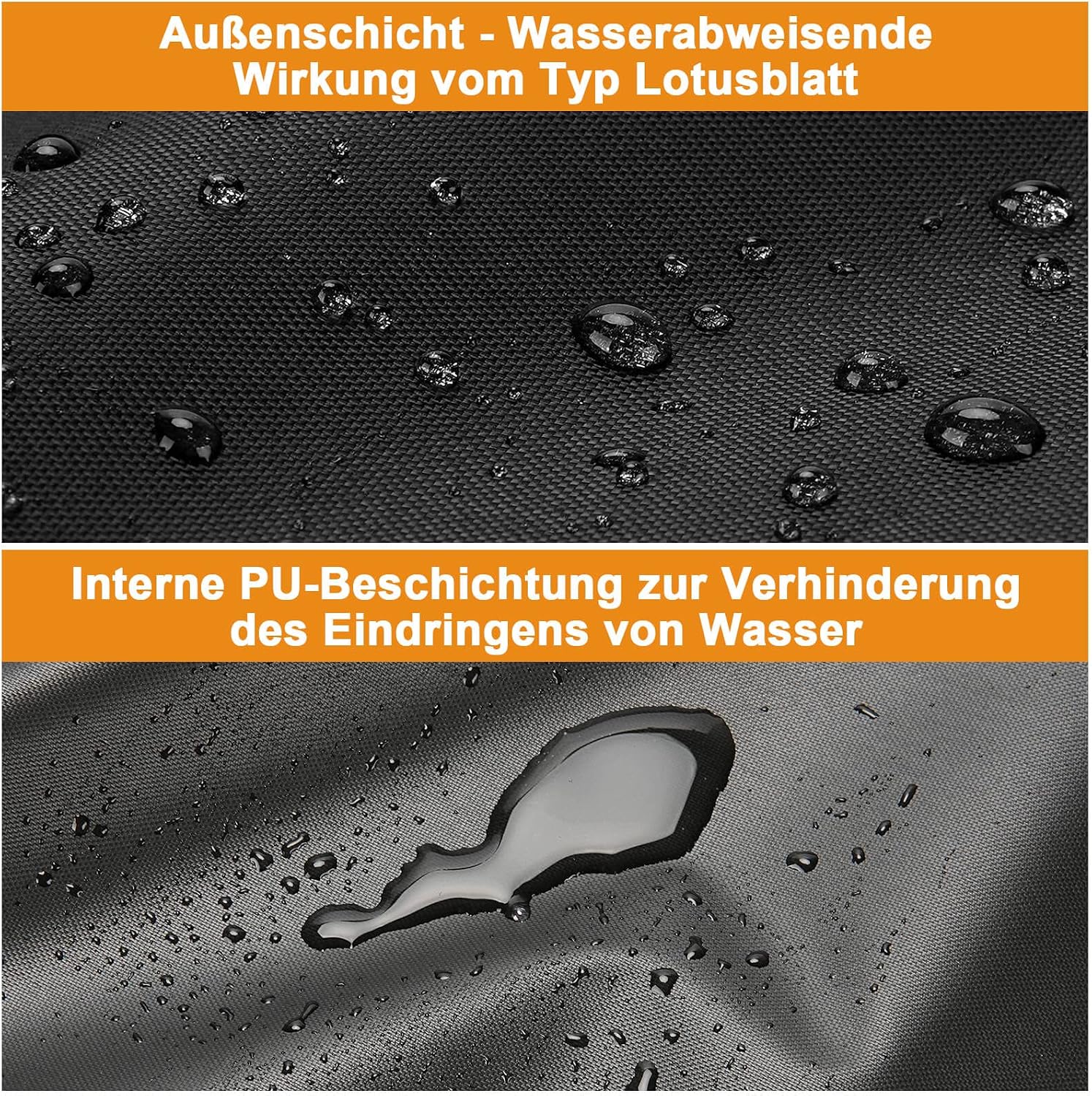 Tavaler Sonnenschirmhuelle 196x30/50 cm 420D Oxford wasser- und winddicht 27cm-57
