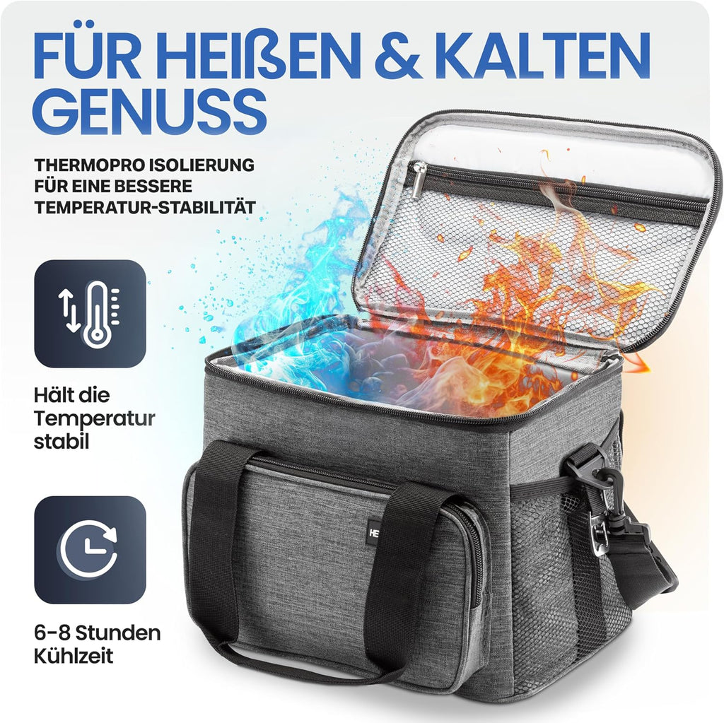 HELDENWERK Kuehltasche faltbar isoliert wasserdichte Lunchbag Picknick