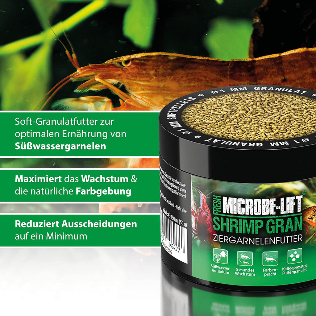 ARKA Shrimp Garnelenfutter kaltgepresst Softgranulat 150 ml sinkend hochverdauli