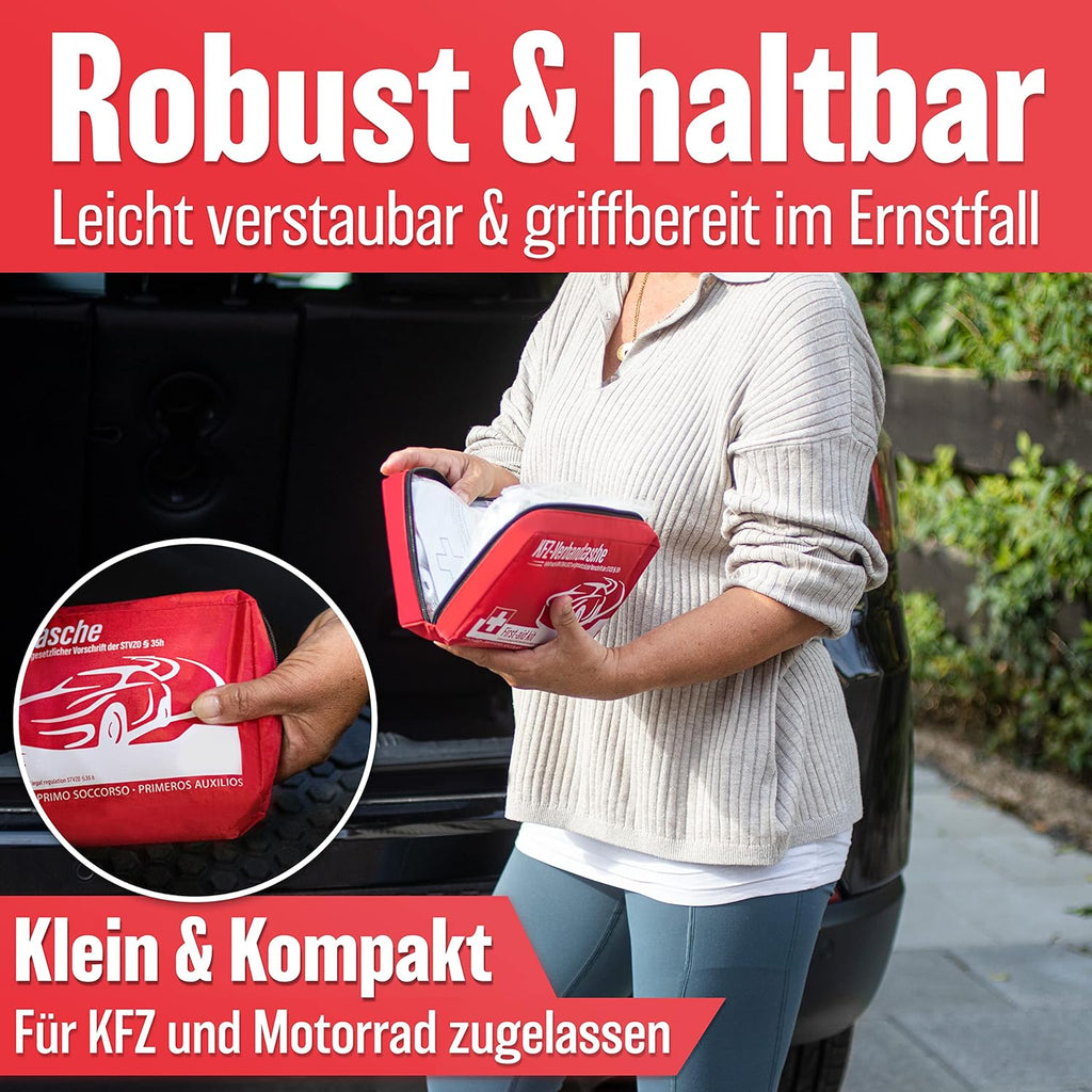 Heldenwerk KFZ Verbandstasche DIN 13164:2022 Erste Hilfe Set Auto
