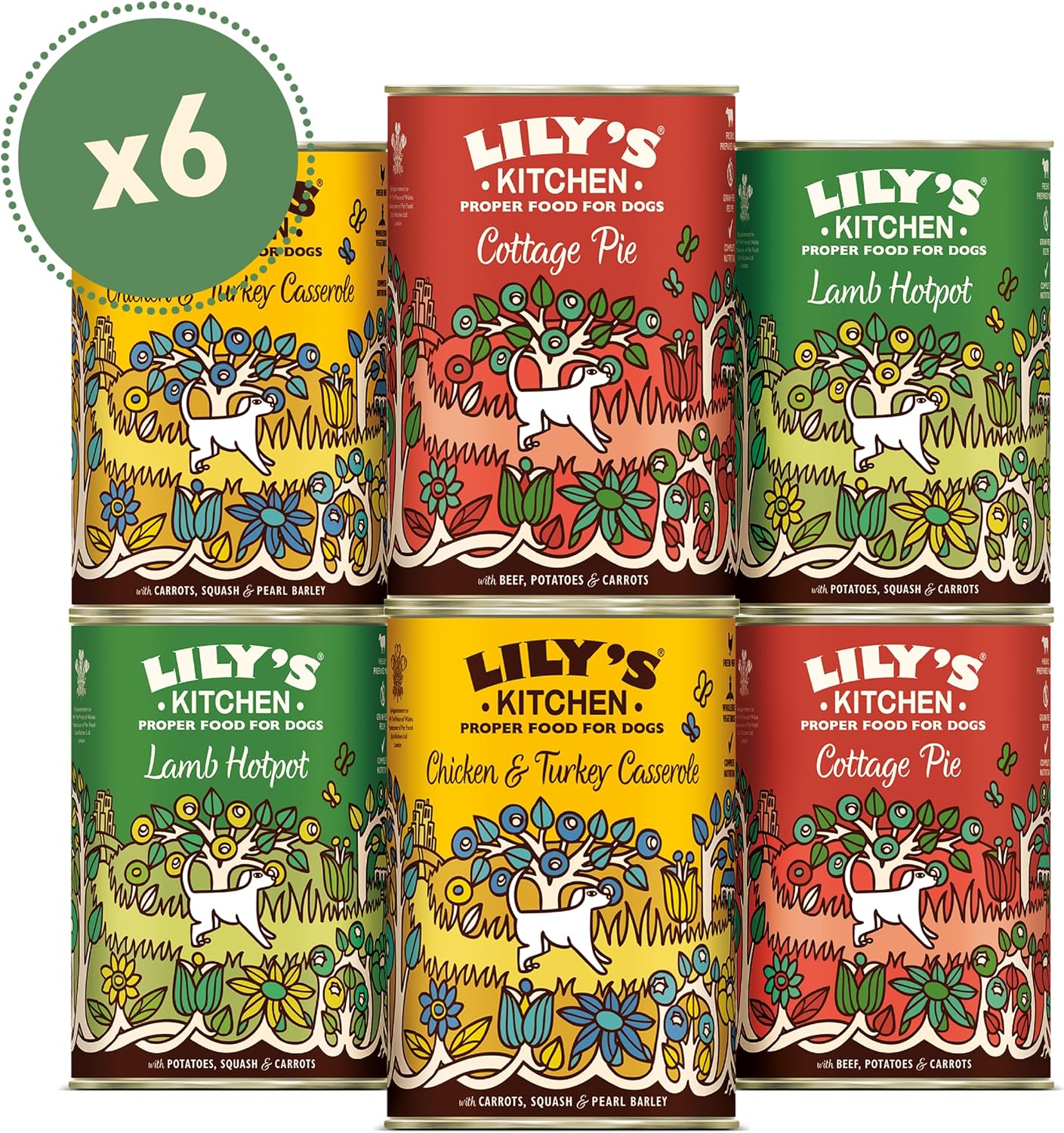 Nassfutter Hundefutter verschiedene Sorten Classic Dinner Multipack