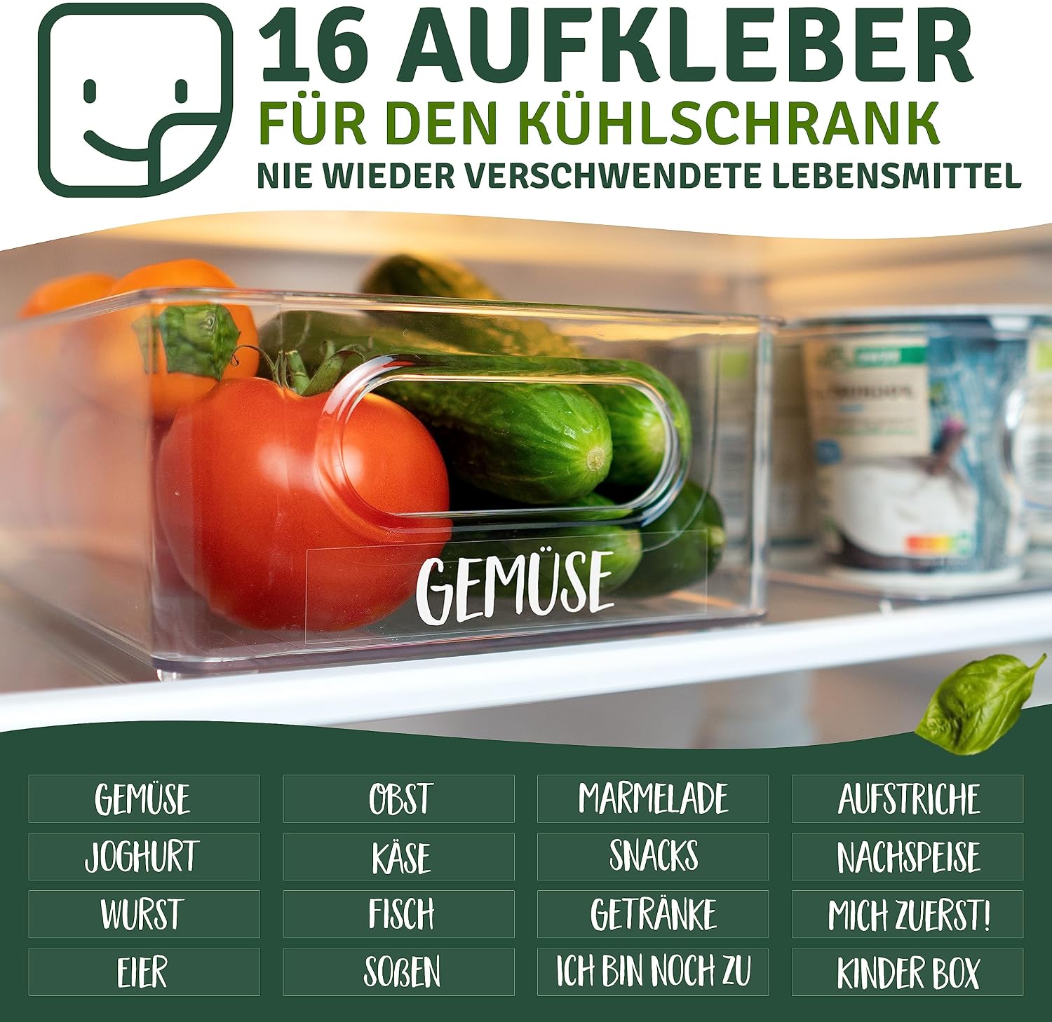 Kuehlschrank Organizer Set 6 Stueck Aufbewahrungsbox BPAfrei Kunststoff