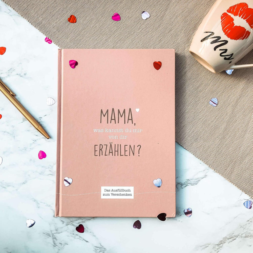 Muetter Ausfuellbuch Erinnerungsbuch persoenliches Fragebuch Geschenkidee Groesse Deu
