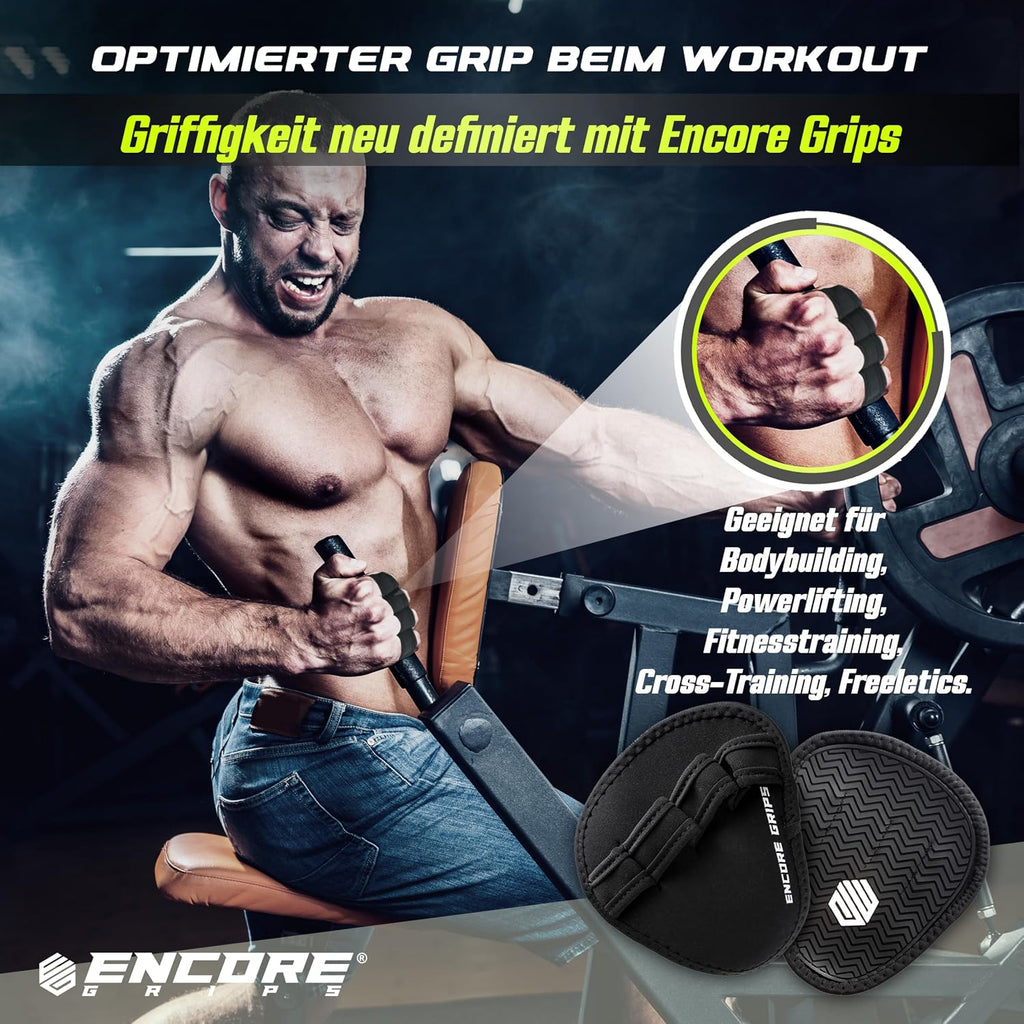 Griffpolster 1 Paar rutschfest Handschutz fuer Krafttraining Fitness