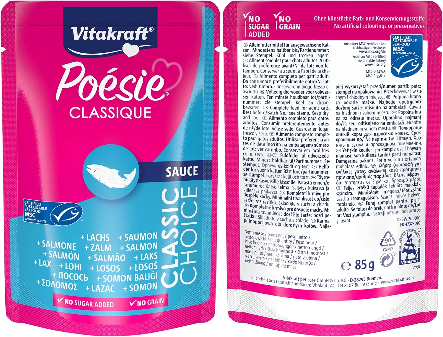 Poésie Classique Katzennassfutter Dose verschiedene Sorten