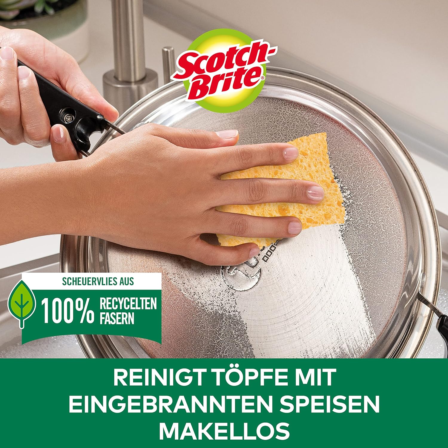 Scotch-Brite Delicate Reinigungsschwamm kratzfrei 10 Stueck