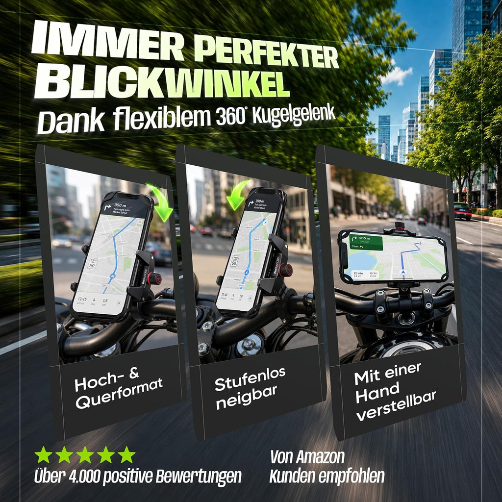 Universal Fahrrad Lenkerhalterung 360° Smartphone Halterung