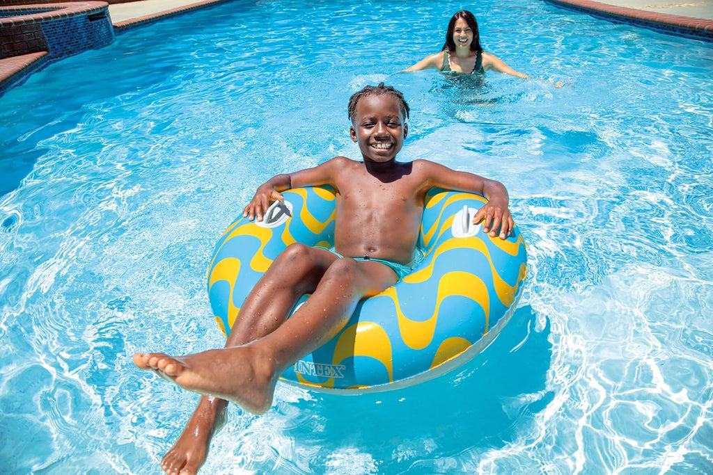 Intex Aufblasbarer Schwimmring 91 cm Vinyl mit Griffen 61cm-91cm