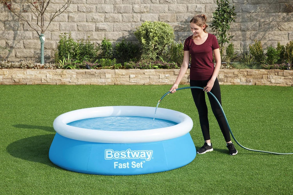 Bestway Fast Set Aufstellpool Ø183x51 cm 940 l TriTech blau inkl. Reparaturflick